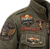 Jacket Iron On Patches