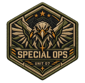 Military Iron On Patches