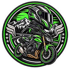 Motorcycle Iron On Patches